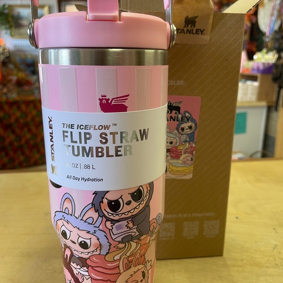 Stanley Pink Labubu Flip Straw 30 ounce Tumbler - Picture 6 of 6